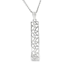Load image into Gallery viewer, SILVER PLATE BAR TRINITY PENDANT